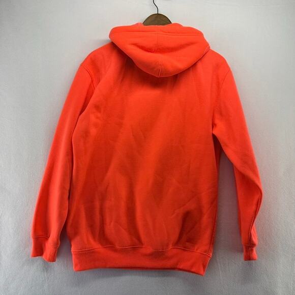 Ninja Sweatshirt Men's Medium Neon Pink Hoodie Embroidered Spellout Gaming Merch - Picture 8 of 11